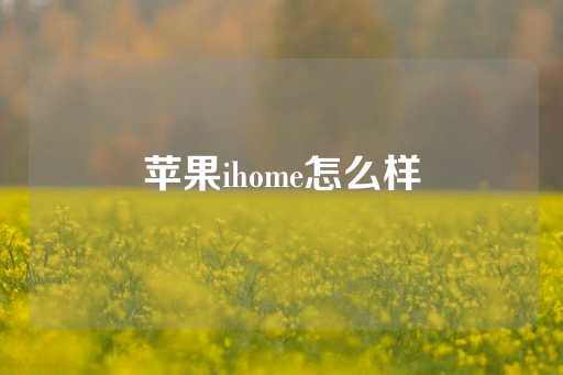 苹果ihome怎么样-第1张图片-皇冠信用盘出租